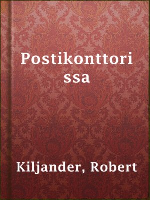 cover image of Postikonttorissa